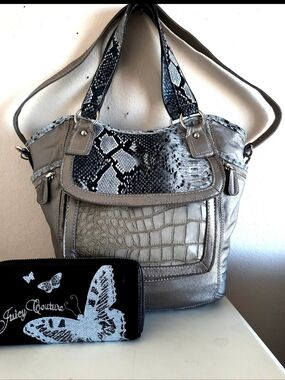 APT 9 HANDBAG & FREE MATCHING JUICY COUTURE WALLET